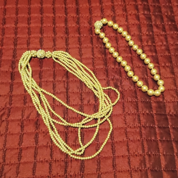 Statement pearl necklace NWOT - Picture 2 of 5